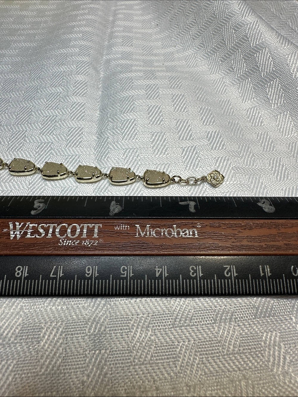 Kendra Scott bracelet iridescent drusy Susanna gold - Picture 4 of 6